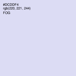 #DCDDF4 - Fog Color Image