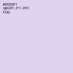 #DDD3F1 - Fog Color Image