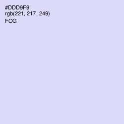 #DDD9F9 - Fog Color Image