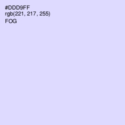 #DDD9FF - Fog Color Image