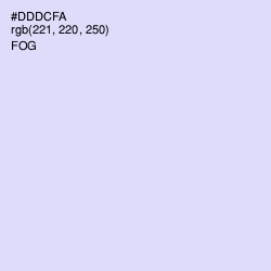 #DDDCFA - Fog Color Image