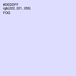 #DEDDFF - Fog Color Image