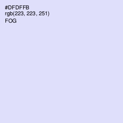 #DFDFFB - Fog Color Image