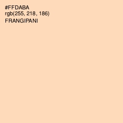 #FFDABA - Frangipani Color Image