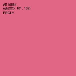 #E16584 - Froly Color Image