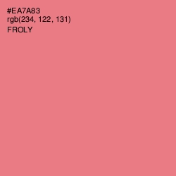 #EA7A83 - Froly Color Image