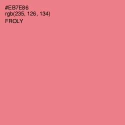 #EB7E86 - Froly Color Image