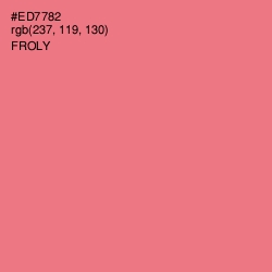 #ED7782 - Froly Color Image