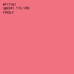 #F17181 - Froly Color Image