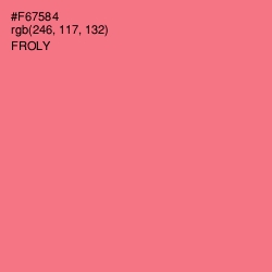#F67584 - Froly Color Image