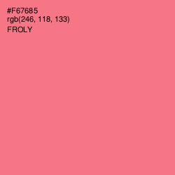 #F67685 - Froly Color Image