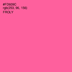 #FD609C - Froly Color Image