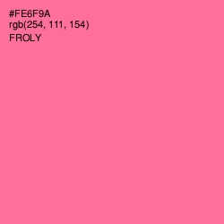 #FE6F9A - Froly Color Image