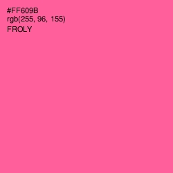 #FF609B - Froly Color Image