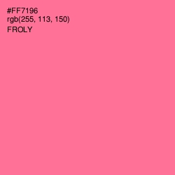#FF7196 - Froly Color Image