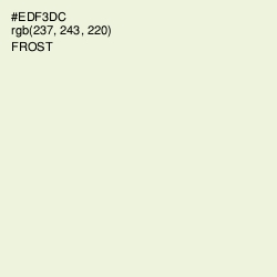 #EDF3DC - Frost Color Image