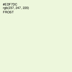 #EDF7DC - Frost Color Image