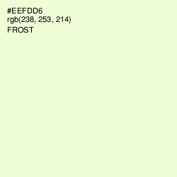 #EEFDD6 - Frost Color Image