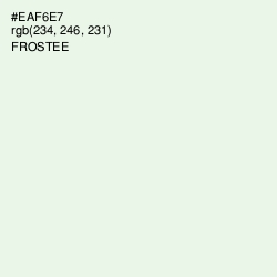 #EAF6E7 - Frostee Color Image