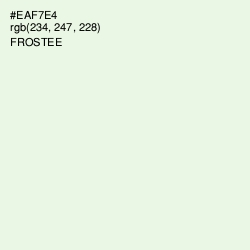 #EAF7E4 - Frostee Color Image