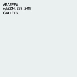 #EAEFF0 - Gallery Color Image