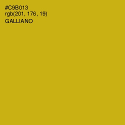 #C9B013 - Galliano Color Image