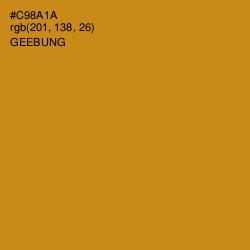 #C98A1A - Geebung Color Image
