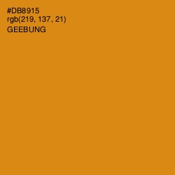 #DB8915 - Geebung Color Image