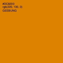 #DC8200 - Geebung Color Image