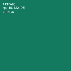 #137A60 - Genoa Color Image