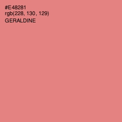 #E48281 - Geraldine Color Image
