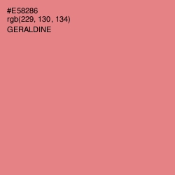 #E58286 - Geraldine Color Image