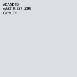 #DADDE2 - Geyser Color Image