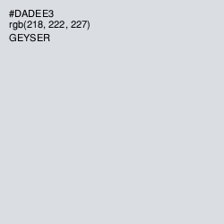 #DADEE3 - Geyser Color Image