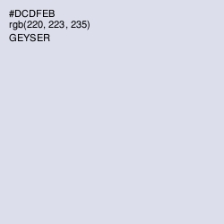 #DCDFEB - Geyser Color Image