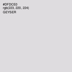 #DFDCE0 - Geyser Color Image