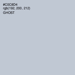 #C0C8D4 - Ghost Color Image