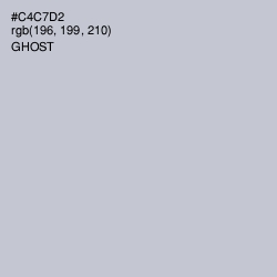 #C4C7D2 - Ghost Color Image