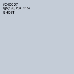 #C4CCD7 - Ghost Color Image