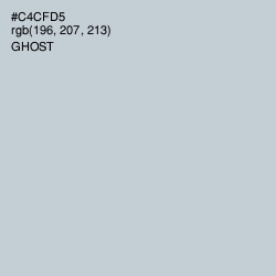 #C4CFD5 - Ghost Color Image