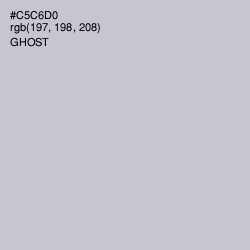 #C5C6D0 - Ghost Color Image