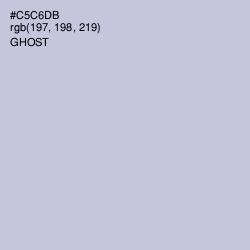 #C5C6DB - Ghost Color Image