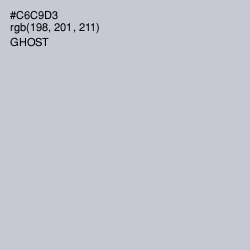 #C6C9D3 - Ghost Color Image