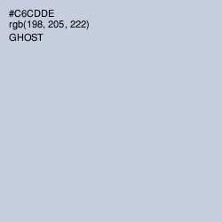 #C6CDDE - Ghost Color Image