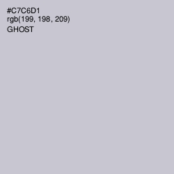 #C7C6D1 - Ghost Color Image