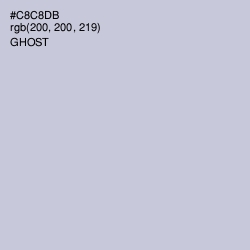 #C8C8DB - Ghost Color Image