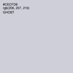 #CECFD8 - Ghost Color Image