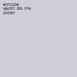#CFCDD8 - Ghost Color Image