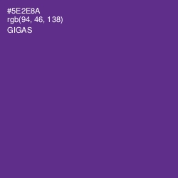 #5E2E8A - Gigas Color Image