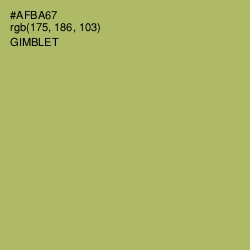 #AFBA67 - Gimblet Color Image